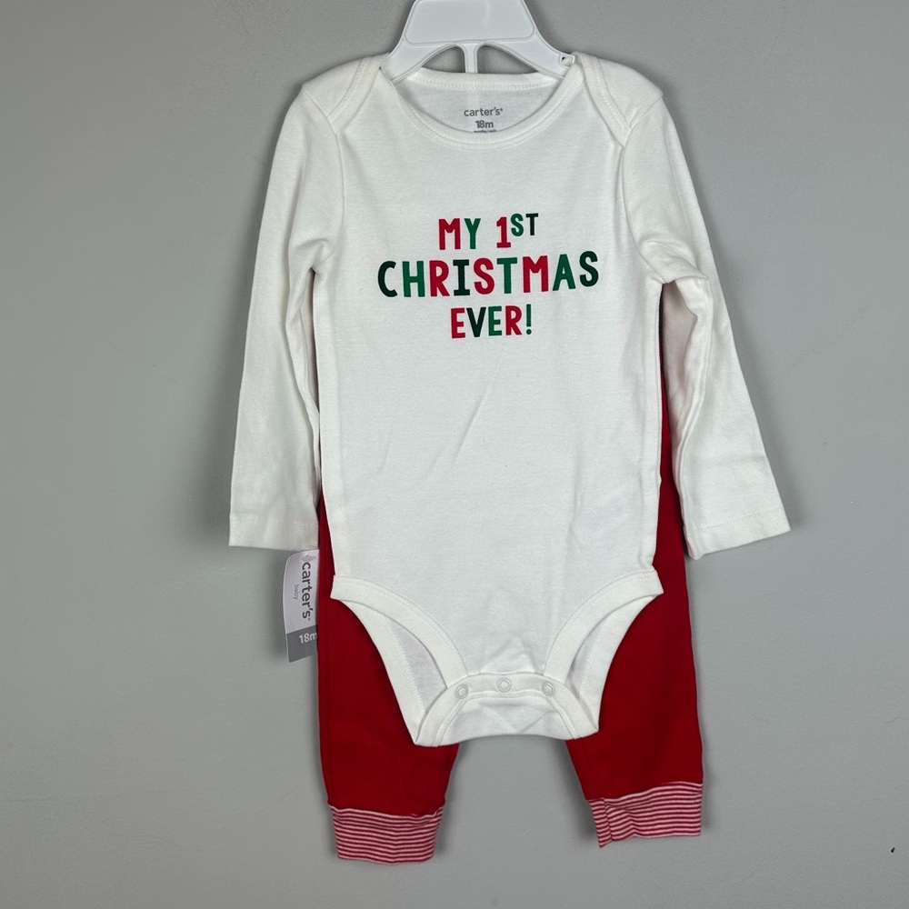 NWT Carter's White Baby Set size 18m